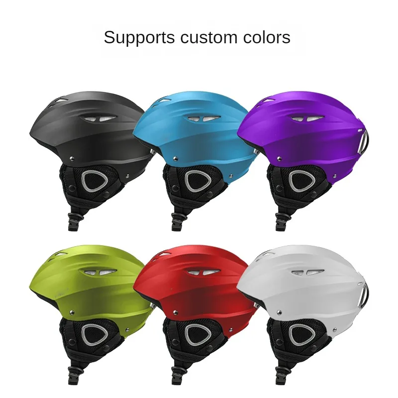 Custom Logo Composite Light Riding Helmet Safety And Warmth Outdoor Sports Ski Mountain Racing Bicycle Helmet