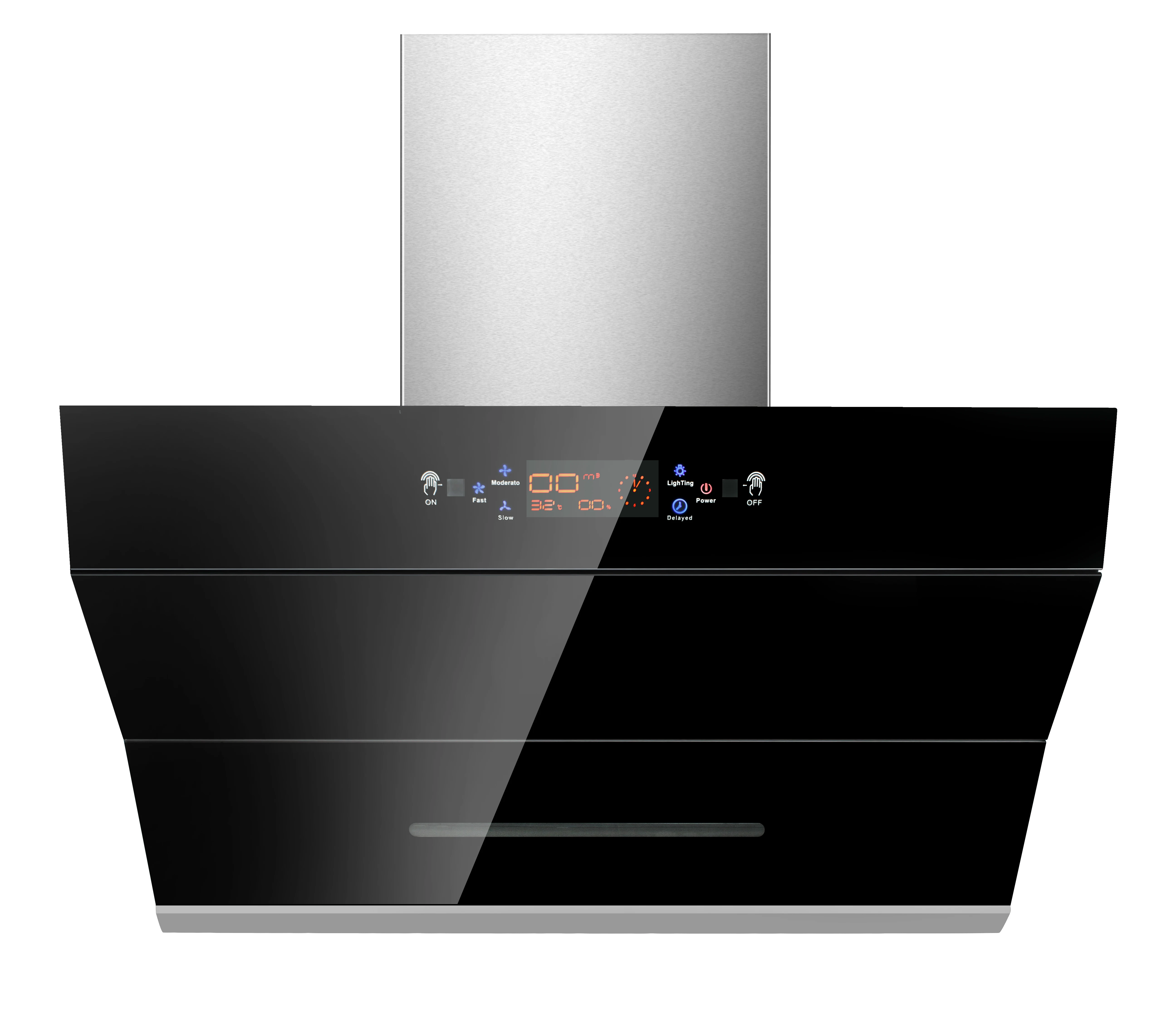 Auto Clean Range Hood Kitchen Cooker Hood Chimney Kitchen Range Hood