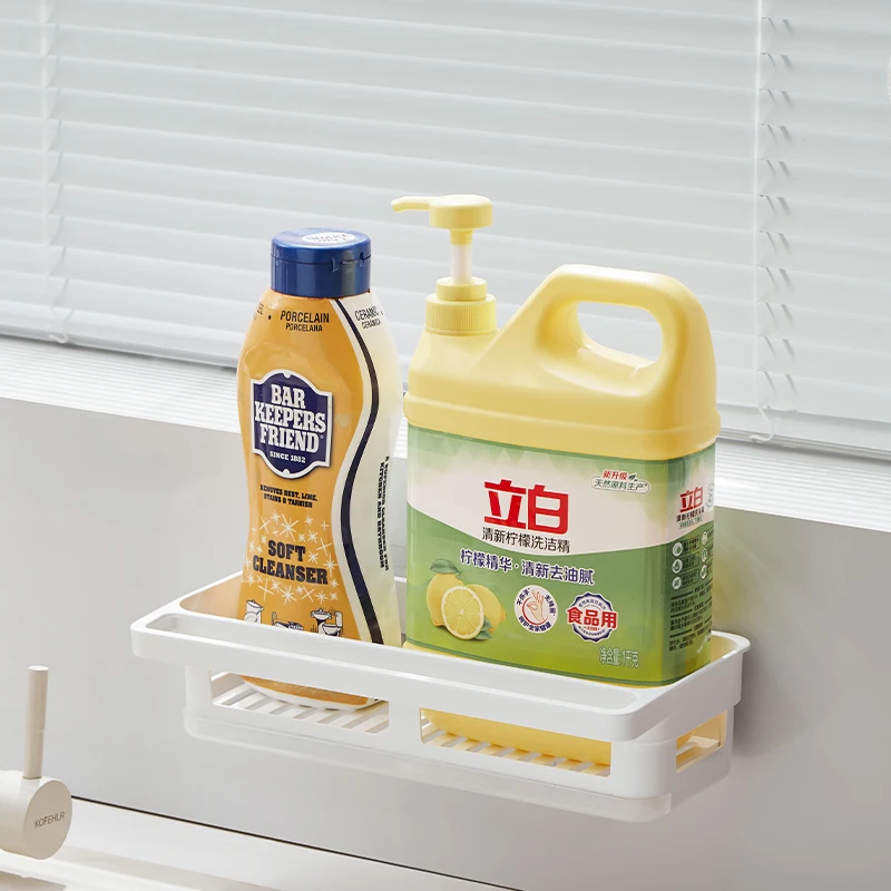 Новый белый кухонный сливной стеллаж