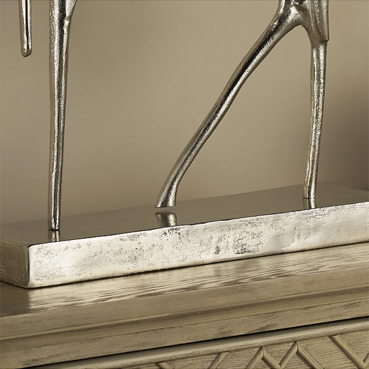 Home Accessories Product Cast Iron Metal Horse Statue Sculpture Decor for Sale