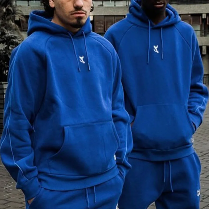 Custom jogger men sweat suits heavy weight sweatpants and hoodie set 2024 mens track suit sets for winter man hoodie tracksuit