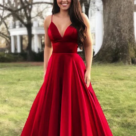 dq269 Sexy Red Sleeveless Evening Party Formal Gowns Dresses semi formal cocktail party dresses
