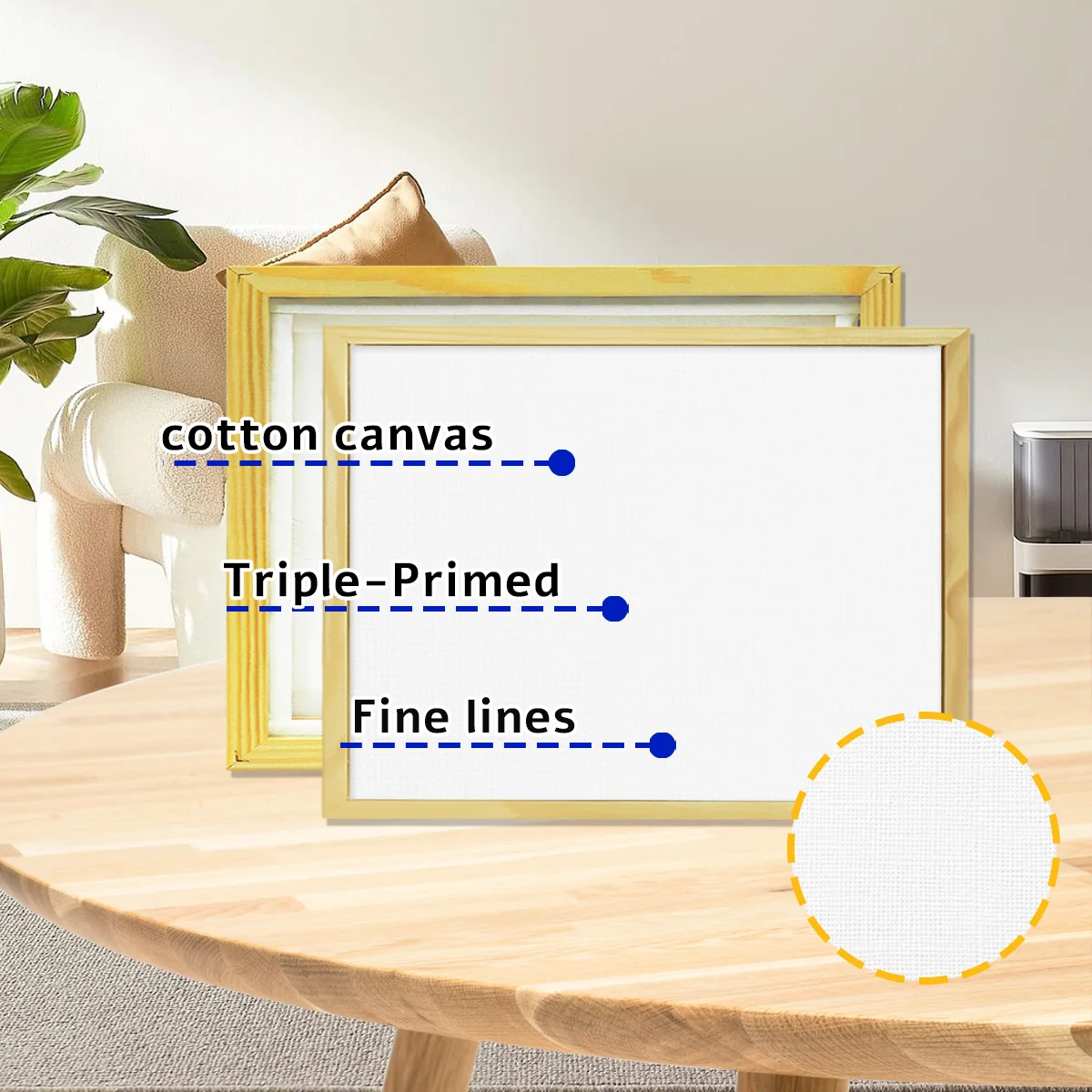 Wholesale Canvas Floater Frames For 40X50CM Canvas Painting, DIY Canvas Frame with 1.6CM Deep,Canvas Floater Frames for Painting