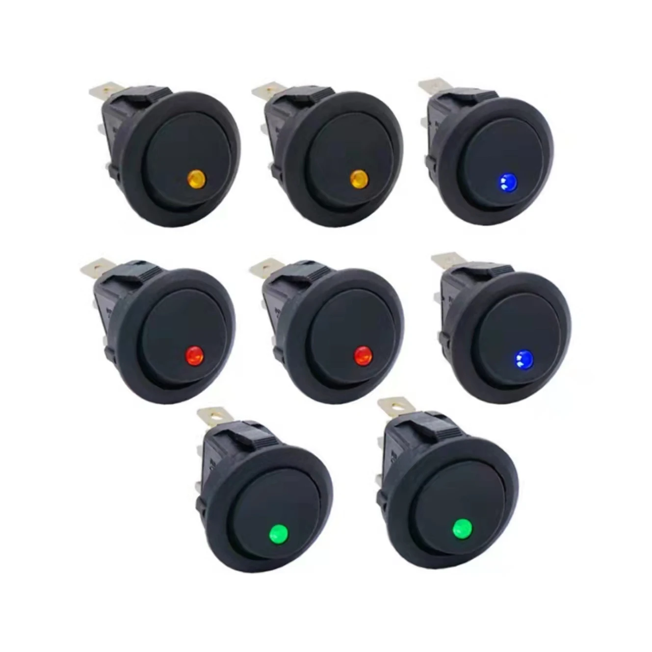 2 Pin ON OFF Waterproof Rocker Switch 20A 125V 15A 250V T85 KCD3 101 16A 2 Position Rocker Switch 2Pins