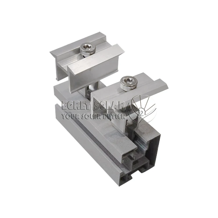 Egret Aluminium Solar Mounting Rail Panel Accessories Roof Solar Mounting Ground Solar Panel Mounting