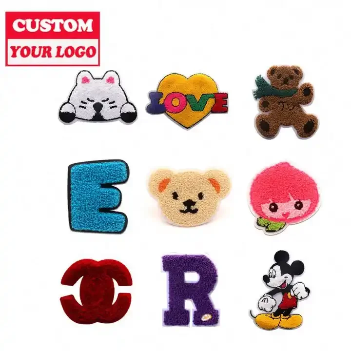 Wholesale  Cheap Custom Patches For Clothing Garment Clothing Patches Custom Embroidery For Jacket