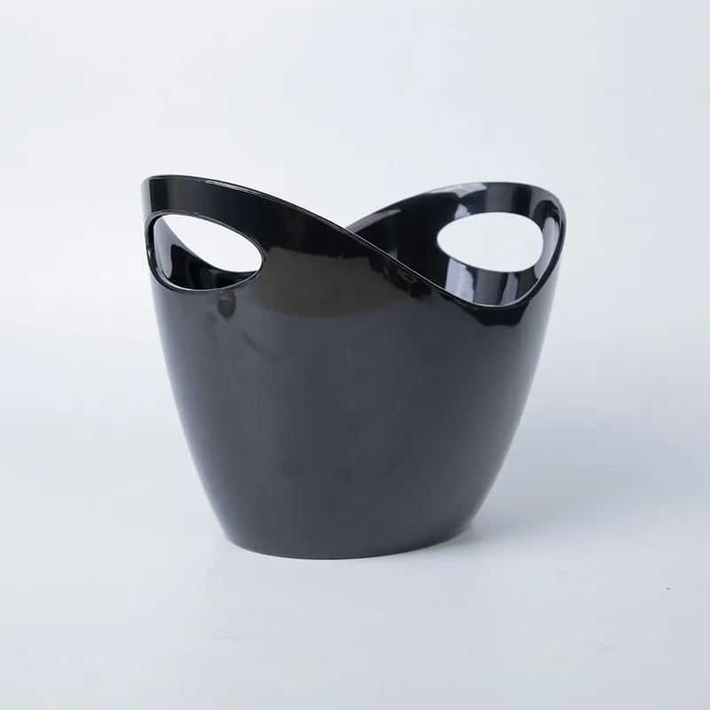 Wholesale Clear Acrylic Plastic Champagne Buckets For Cocktail Bar Accessories Beer Wine Champagne Parties Ice Bucket