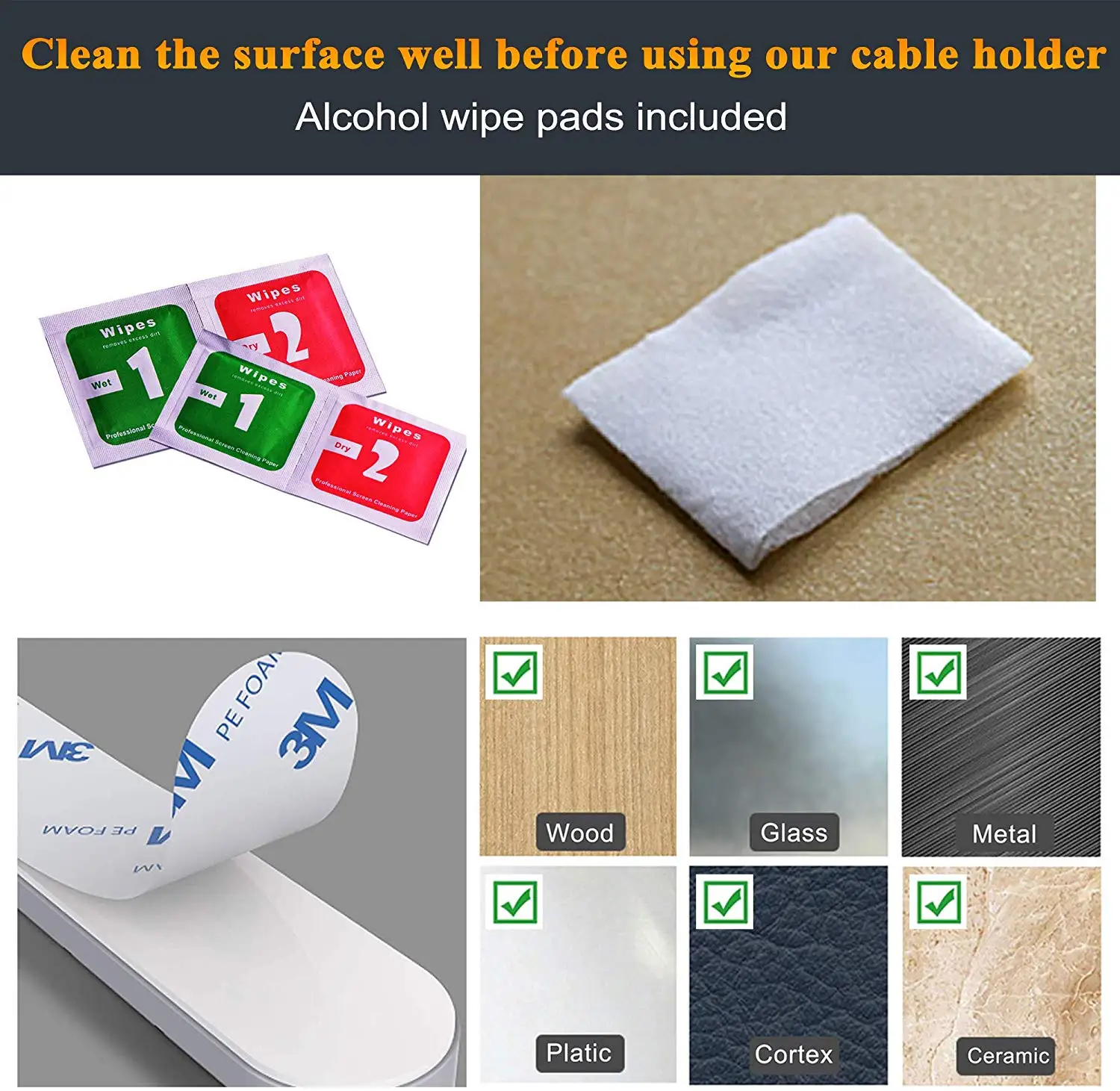 Silicone Desktop Earphone Cable Clips Under Desk Cable Organizer Tray Silicone Phone Cable Holder Organizer