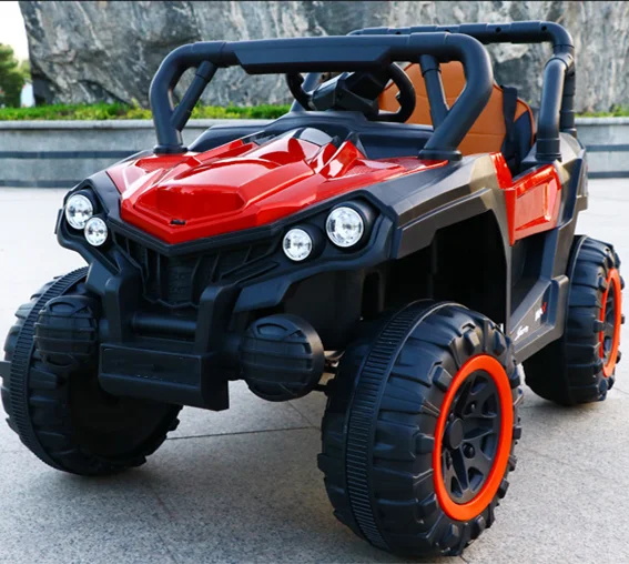 Оптовая продажа, китайская фабрика, оптовая продажа, кожаное сиденье, 12 В, двухмоторный пульт дистанционного управления, детская машинка