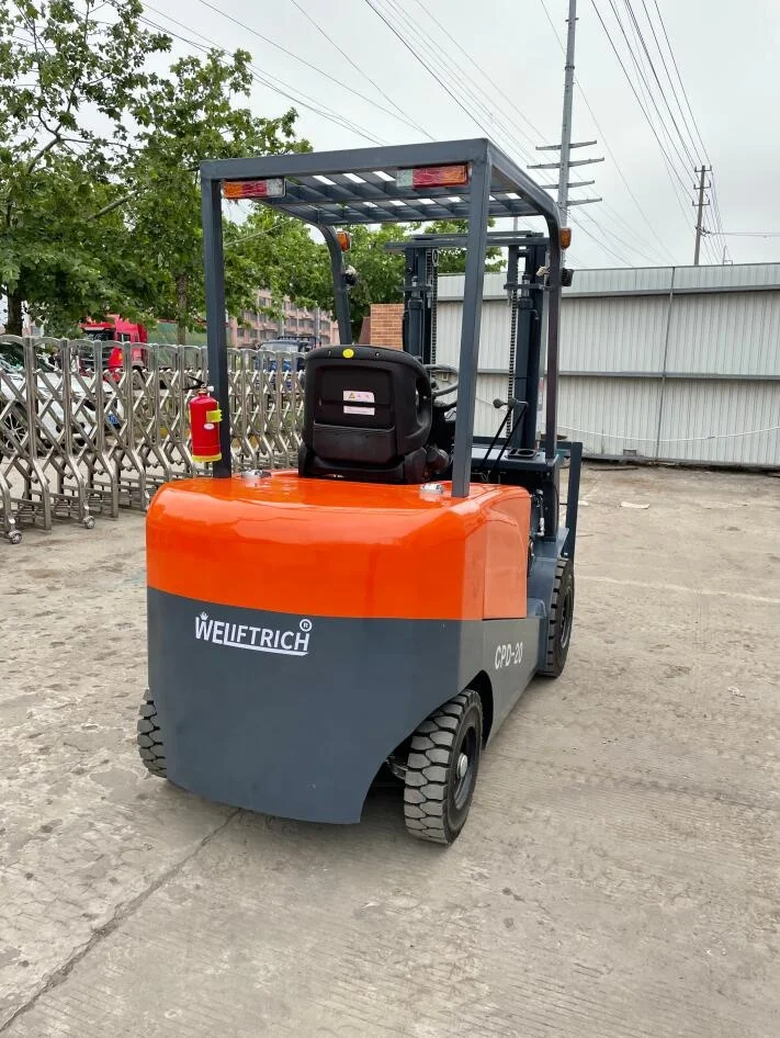 Stock Battery Powered  2.5ton 2500kg 4 wheels duplex triplex mast Electric Forklift manufacturer Lithium Battery electric