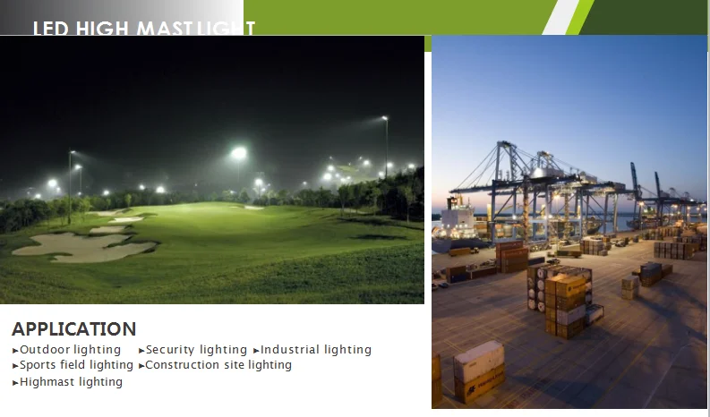 hot sale Factory direct sale price ip65 800W 960W led high mast light for outdoor lighting
