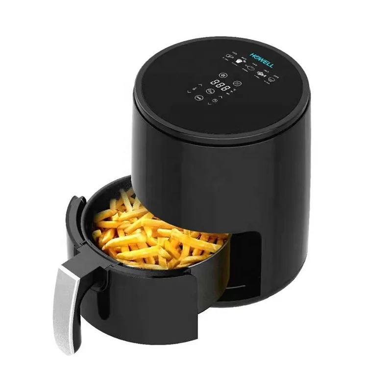 3.2l 1200w Black Factory Price Small Digital Control 110 Voltage 220 Volt Oiless Air Fryer Dropshipping