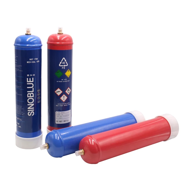 0.95L cylinder for nitrous oxide gas/N2O laughing gas