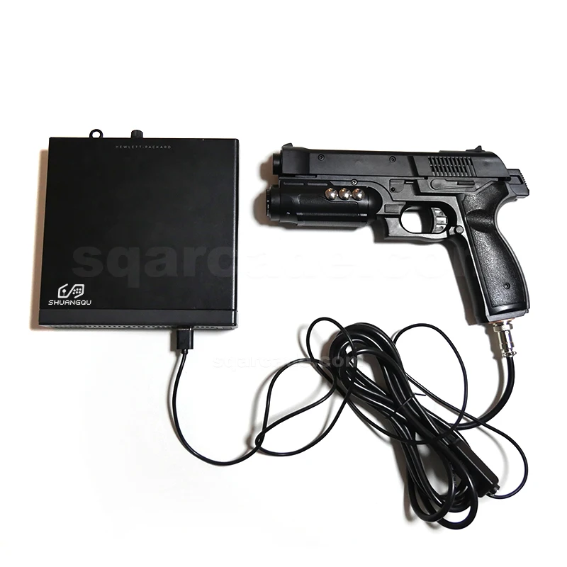 Batocera Retro Light Gun Box Mini Arcade shooting Game PC PLUG And Play Gun Games System 100+ Classic Shooting Games