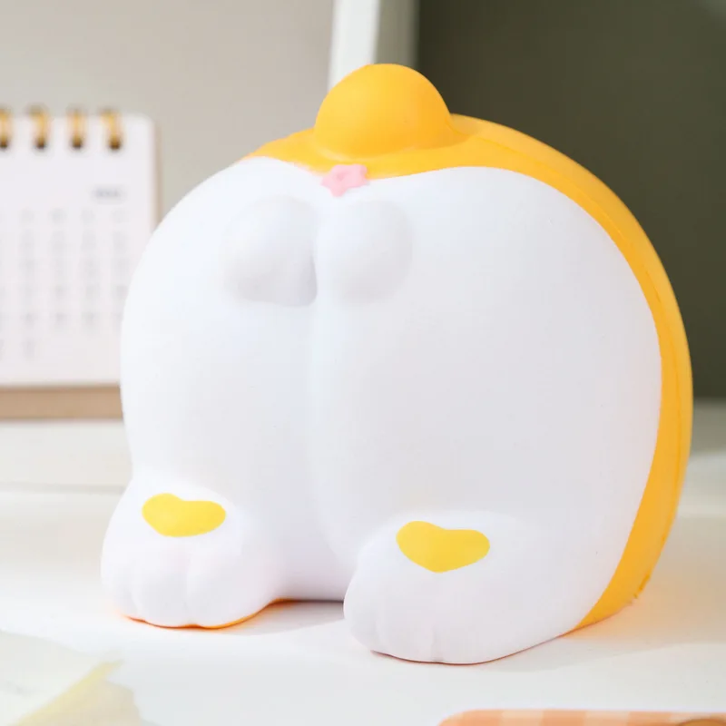 Фабрика Jincan рекламная оптовая продажа искусственная пена игрушки для животных снятие стресса корги