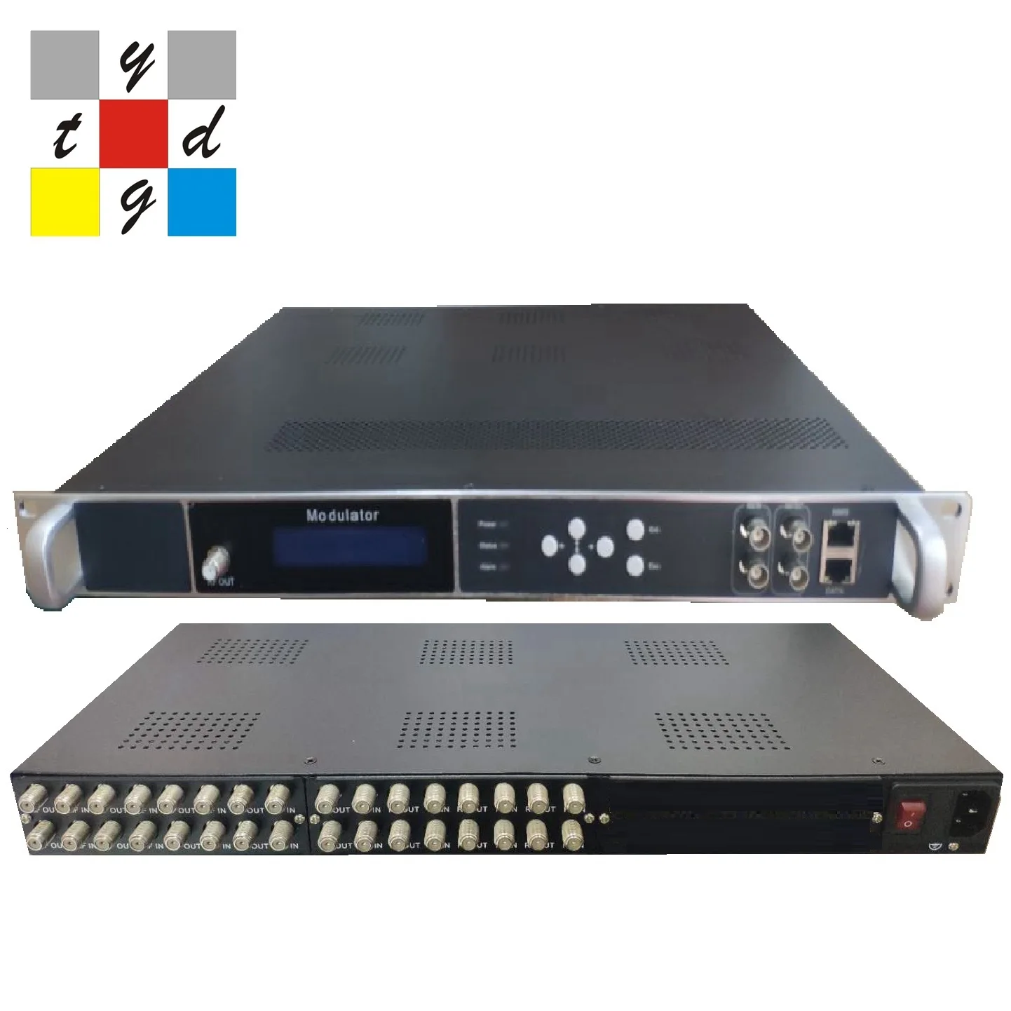 low price catv headend equipment 16 channels digital rf modulator