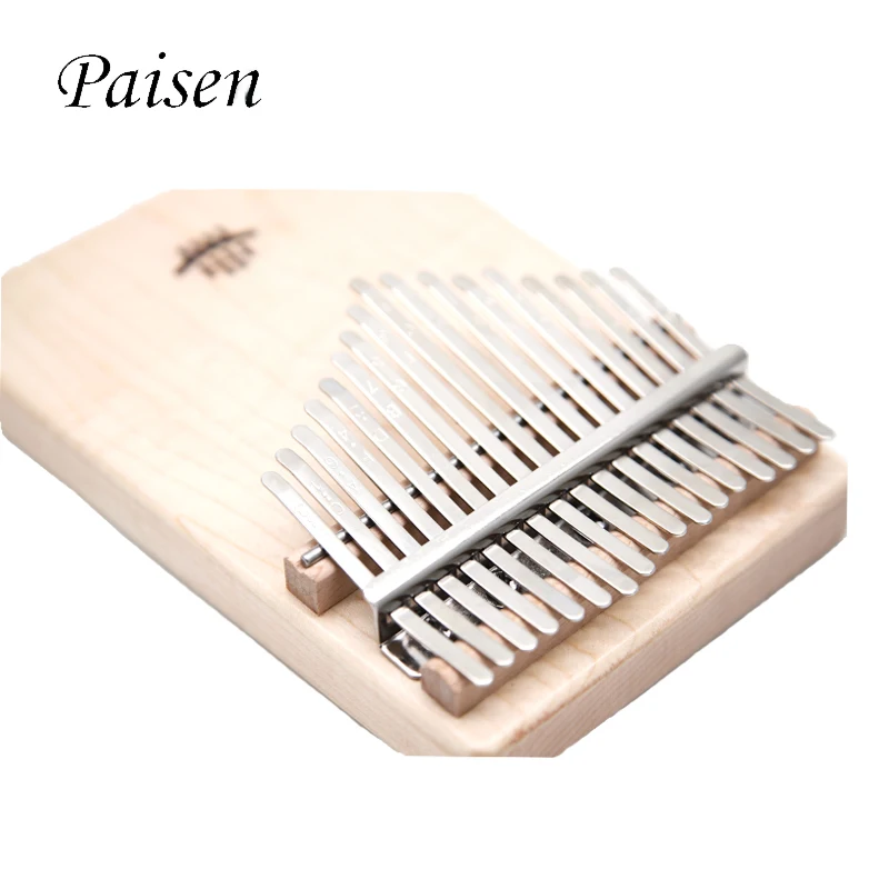 2020 wooden kalimba thumb piano oem maple kalimba diy logo Paisen manufacture