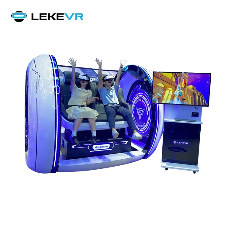 LEKE VR Game Zone 9D VR 360 Vision Cinema Chairs 9D Virtual Reality Motion Simulator