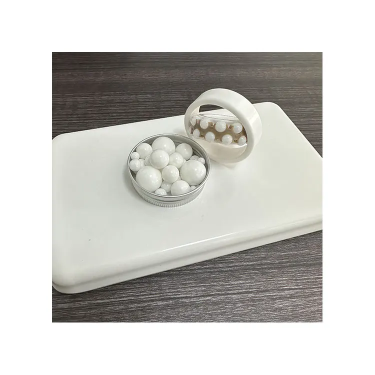 High Alumina  Hot sales 3mm 10mm 25mm 25.4mm 90% zro2 ceramic ball Zirconia Ceramic Balls