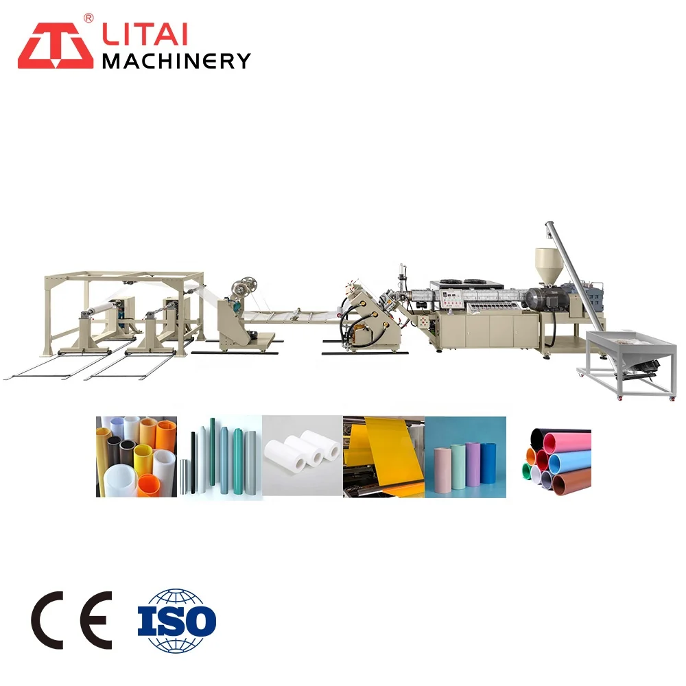 Screw And Barrel Single Layer Pp Ps Plastic Sheet Extruder For Plastic Extruder Machine