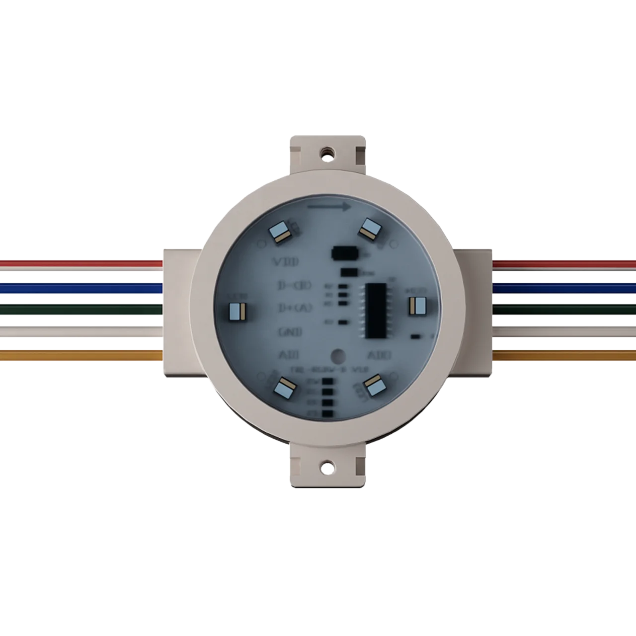 DMX512 IP66 наружный водонепроницаемый светодиодный точечный источник света DC24V строительный мост освещение RGB красочные световые струны