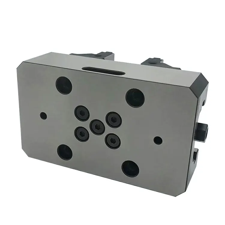 Высокая точность механической обработке 5 осей Самоцентрирующийся зажимной тиски WAN-H77 центр вице-приспособление фрезерные станки с ЧПУ