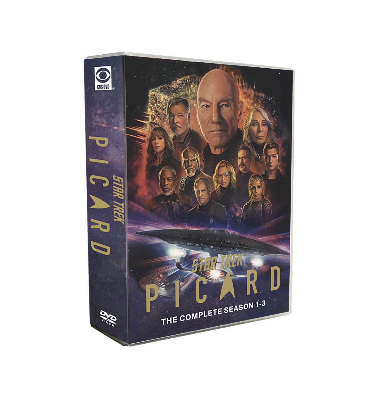 Star Trek Picard Сезон 1-3 новейшие DVD фильмы 9 дисков оптовая продажа с фабрики Сериалы мультфильмы CD Blue ray бесплатная доставка