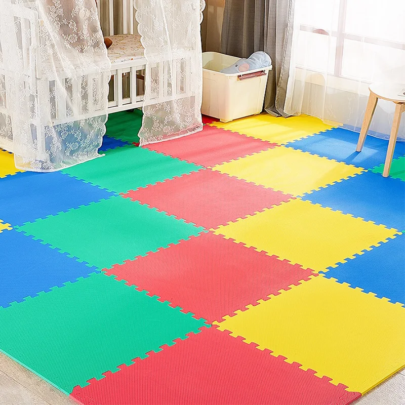 Oem&Odm 60*60 30Mm Interlocking Jigsaw Tatami Puzzle Rubber Floor Eva Foam Kids Play Crawling Mat playmat
