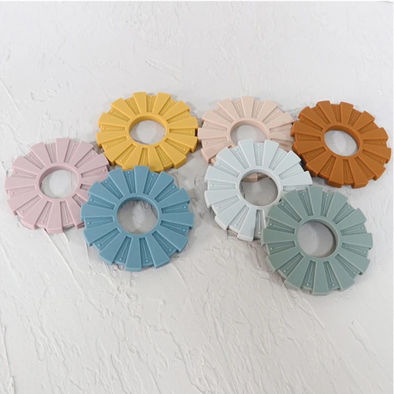 2021 новый дизайн, в форме солнца, не содержит Бисфенол А, силиконовые игрушки для прорезывания зубов, Детские Прорезыватели для зубов, оптовая продажа