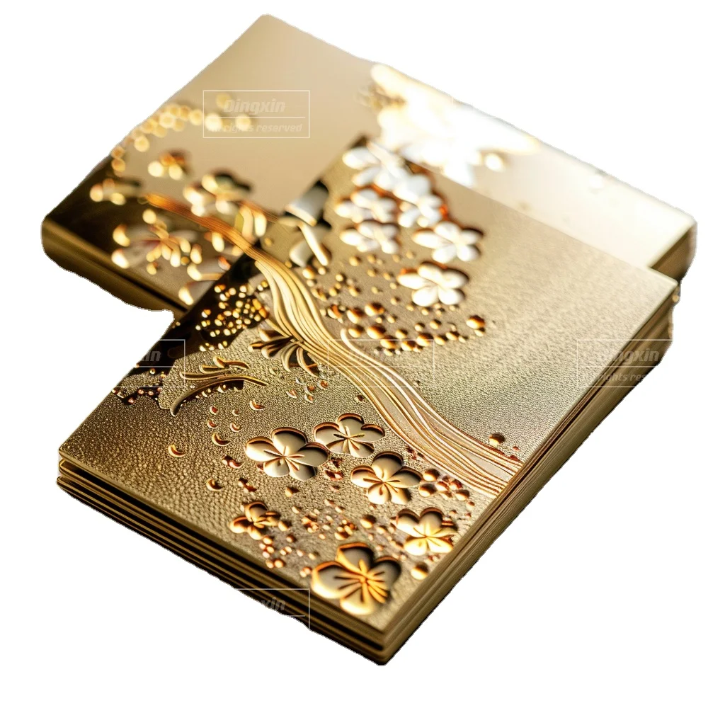 Wholesale Luxury Metal business card Die casting and Engraved NFC Metal Namecards
