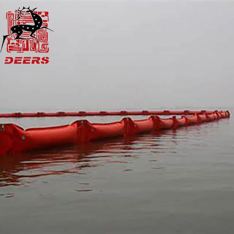  ПВХ поплавок типа морских водорослей барьер для сдерживания разлива масла стрела морского