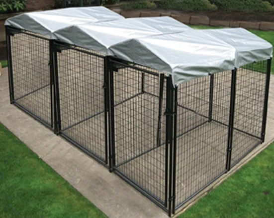6FT Height Wholesale Hot Popular Customized Outdoor Welded Wire Dog Run Kennel Designs