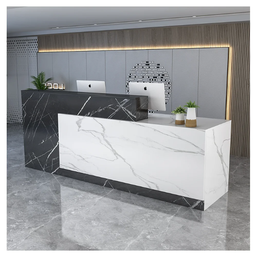 Prima factory customized Hotel Lobby Reception Desk Modern Office Reception Desk Reception Desk For Office