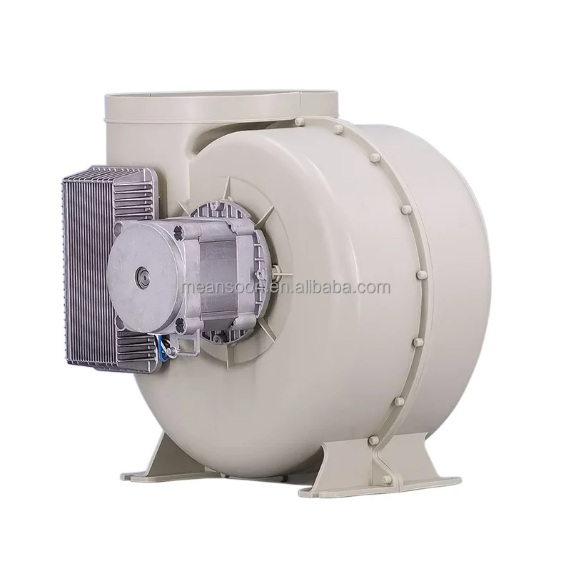 MLAB-250-B Plastic PP lab fume hood anti-corrosive centrifugal fan with stepless speed controller