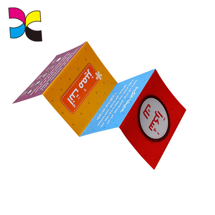 Матовая ламинированная Складная офсетная печать А5 флаеров