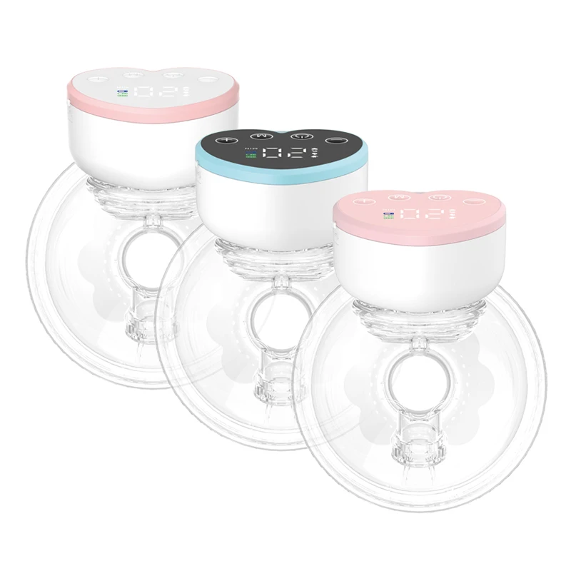 2024 New Design Wearable Rechargeable Electric Breast Pump 4 Modes 9 Levels Leakproof Washable Portable Massage breast pump