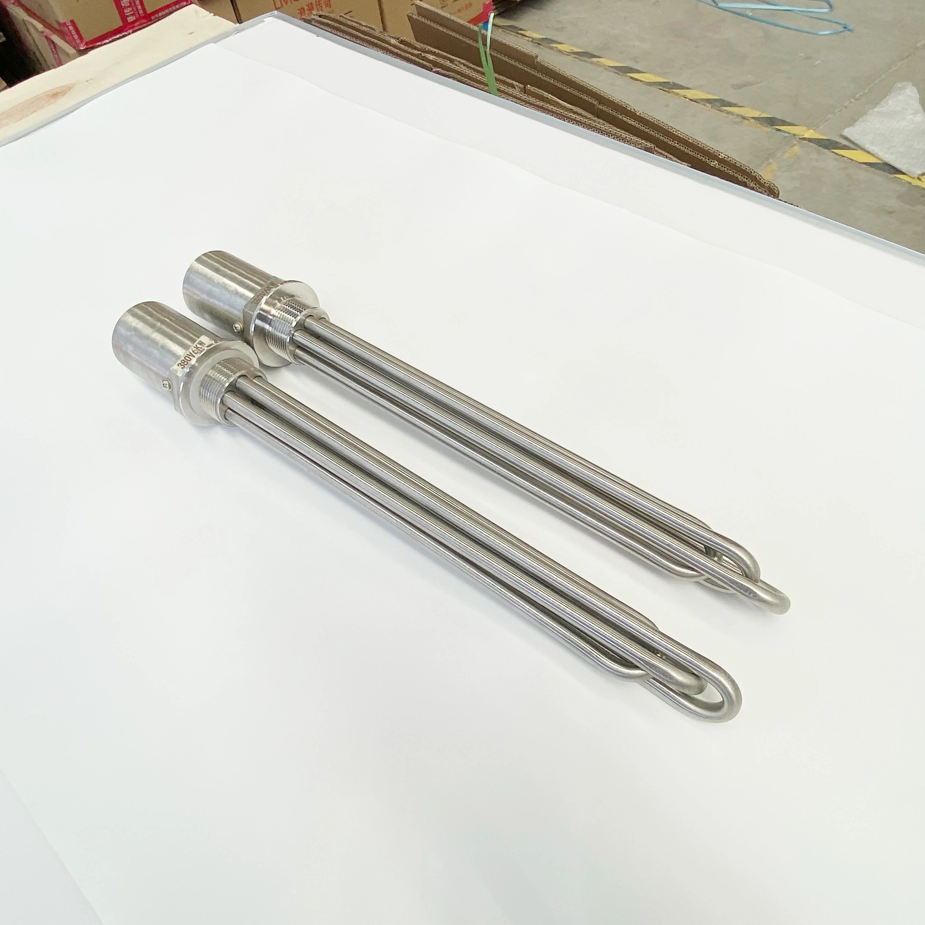 220V resistance water boiler flange tube 1000W immersion heater