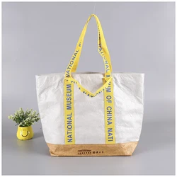 Factory wholesale waterproof DuPont Tyvek paper shopping tote bag