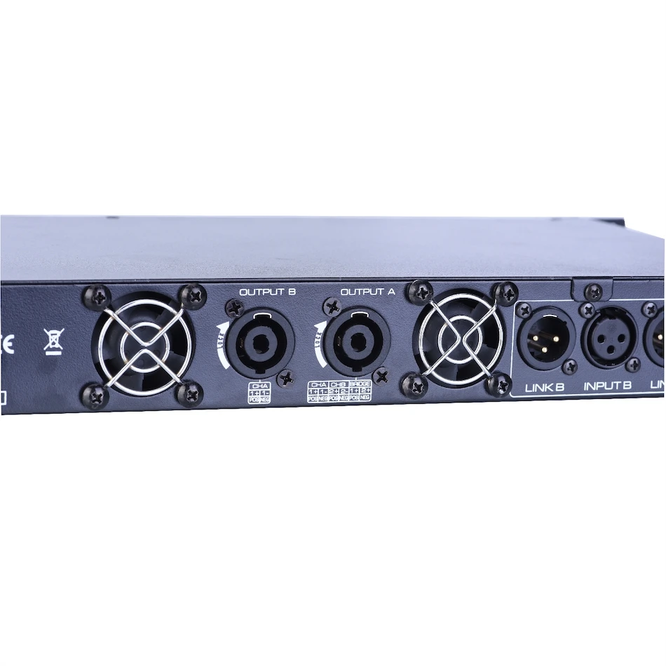 
2 Channel pa amplifier 500w audio amplifier digital amplifier 1u class d for party DJ Prokustk DS500 