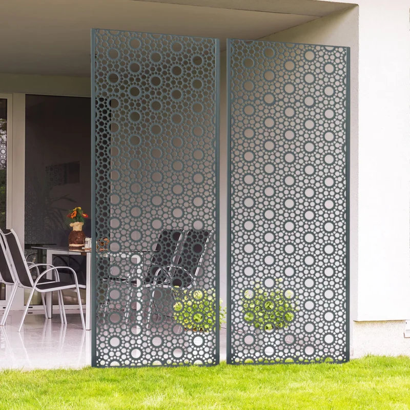 Изготовленные на заказ наружные садовые декоративные металлические панели для лазерной резки