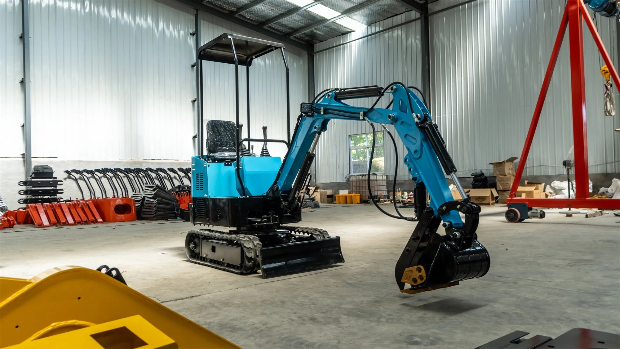 March Super EPA EURO5 1000kg Mini  Crawler excavator with  ROPS