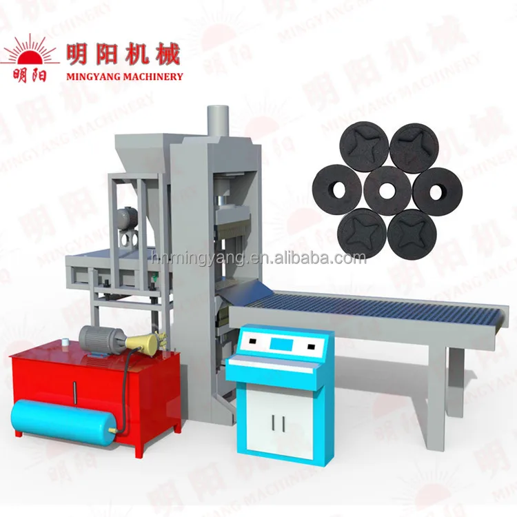 Cube Shape Smoking Shisha Charcoal Making Machinery Hookah Charcoal Coal Making Machine