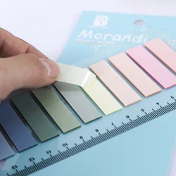 Morandi Sticky Page Marker with Ruler Annotation Tabs