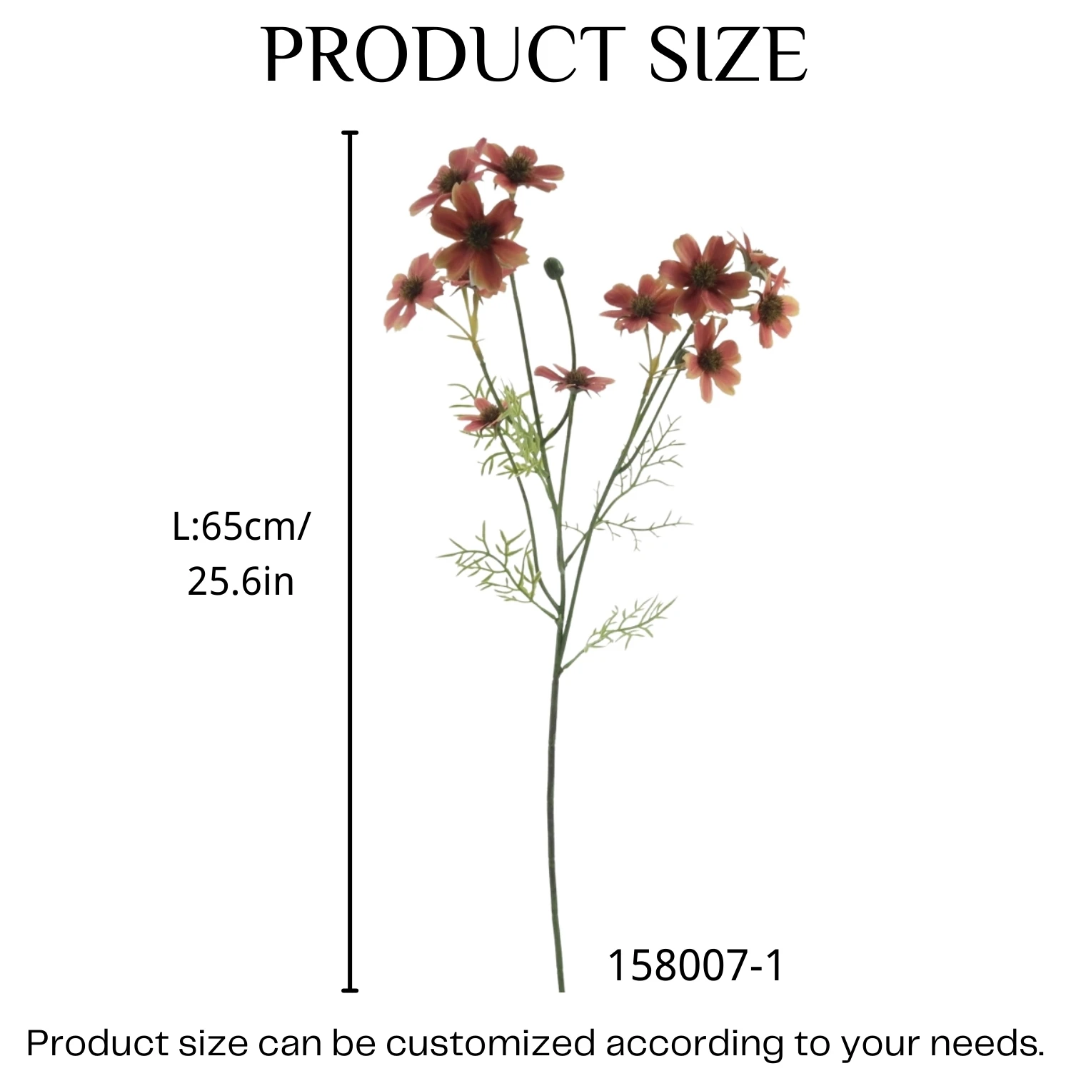 Office Home Decoration Artificial Flowers Colorful Cosmos Daisy Spray Home Decoration Plant Wall Artificial Flower