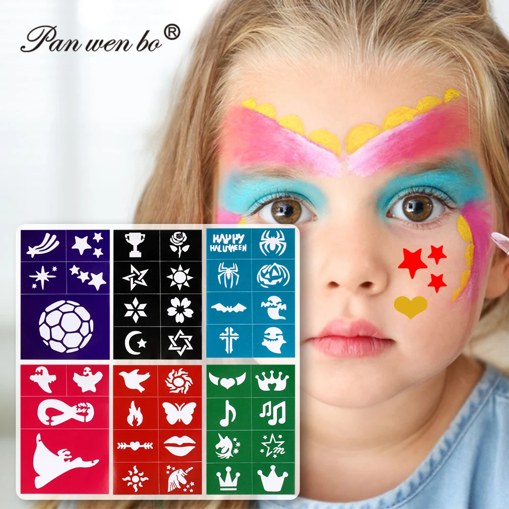 Reusable PLASTIC Stencils No Art Skills Required tatoo temporary stencils