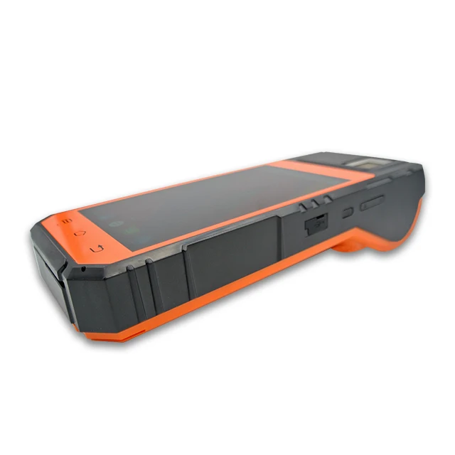 HFSecurity FP09 Портативный Ручной 2D сканер штрих-кода отпечатков пальцев Android PDA со встроенным принтером бесплатная доставка SDK