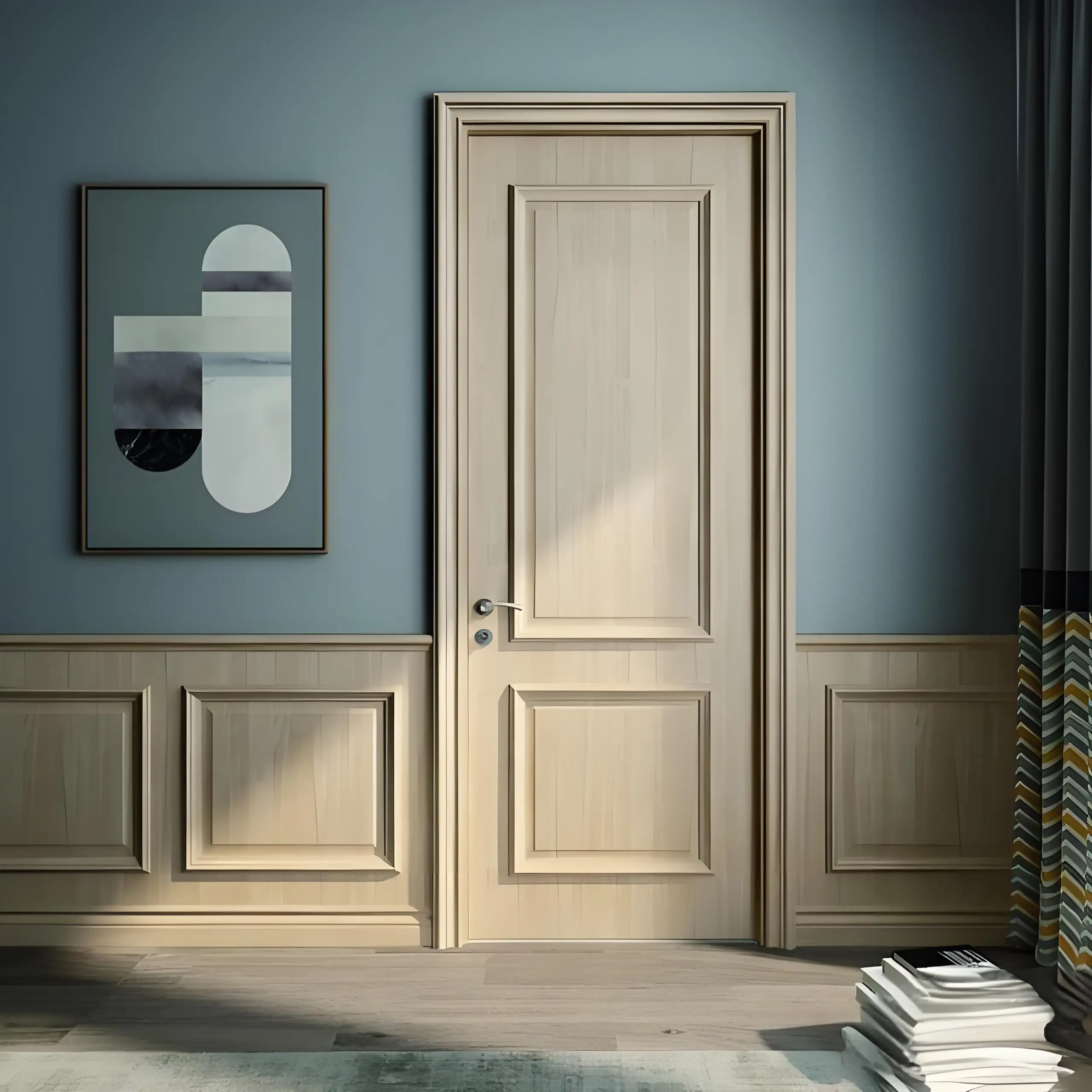 Factory Direct Sales House Door Skin Panels Wood Door Skin Melamine Door Surface Interior Decoration for Sale