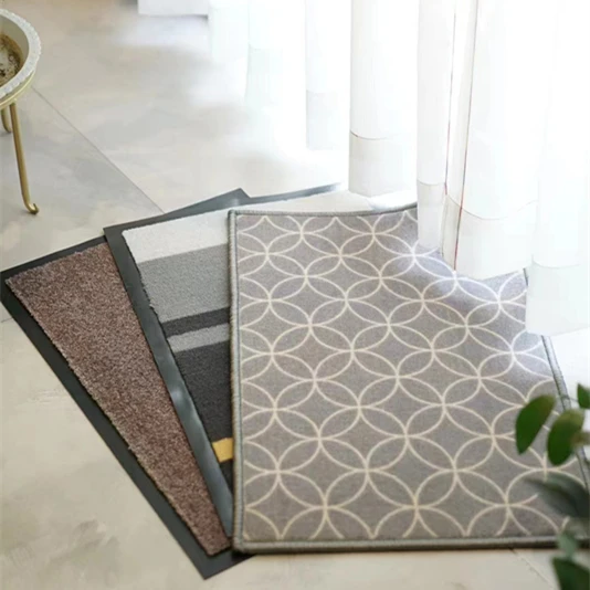 DONGWO Amazon Hot Selling Welcome Mat for Front Door Entrance Mat with Anti-Slip PVC Backing
