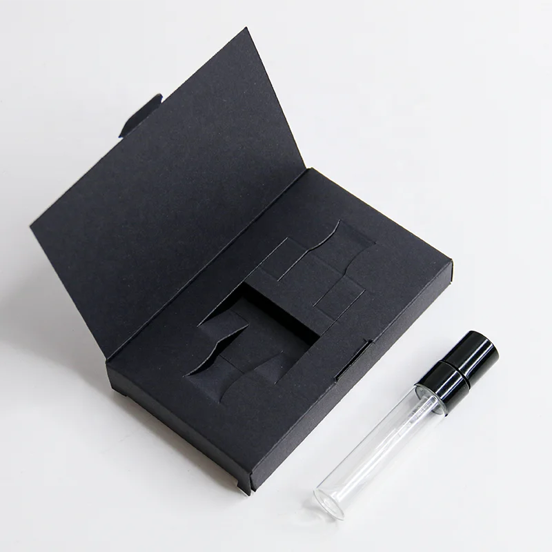 Portable Mini Travel Size 2ml 3ml 5ml 10ml Glass Atomizer Perfume Bottle Glass Spray Vials with Paper Box