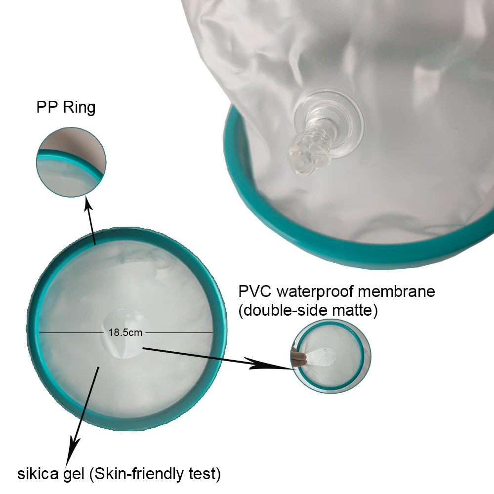 Diabetic foot treatment ozone bag for half leg reusable medical ozone bag for wound